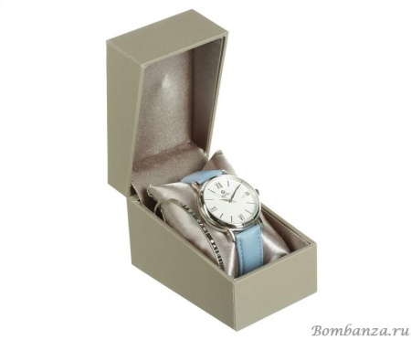 Часы Qudo, Varese, 804081 BL/S. Браслет в подарок